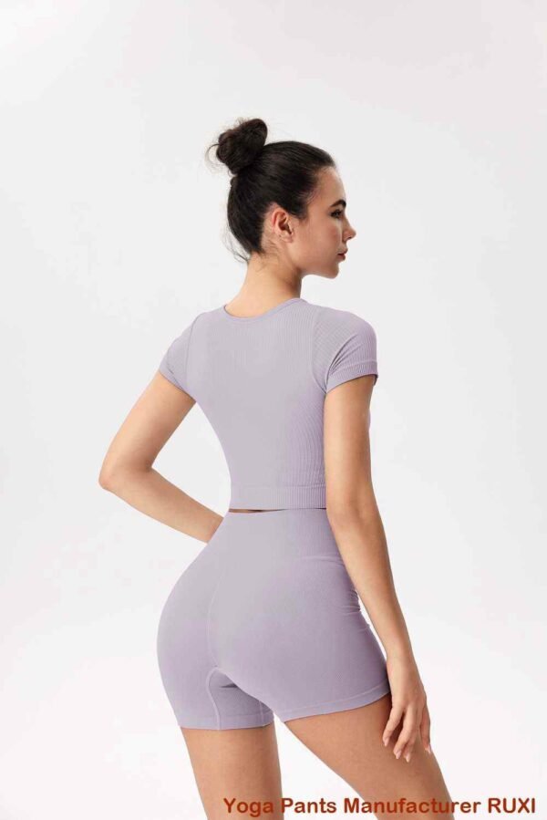 قميص يوغا احمر RUXI ts846